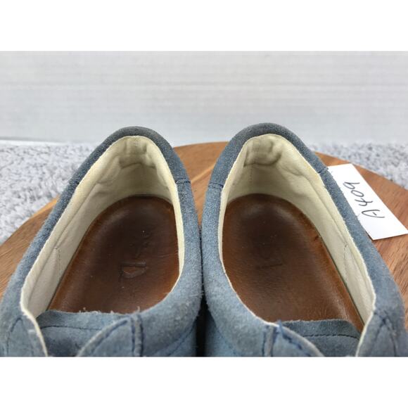 Frye Kerry Blue Suede Low Top Casual Lifestyle Lace Up Daily Sneakers Mens 10 M - Picture 8 of 12